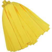 Socket Mop, Yellow, Microfibre, Cut Style Mukwa Safety Services