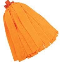 Socket Mop, Orange, Microfibre, Cut Style Mukwa Safety Services