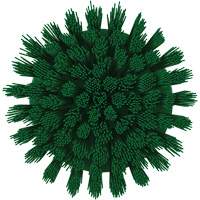 HyDrive Round Drill Brush, Extra Stiff Bristles, 3-1/10" Long, Green Mukwa Safety Services
