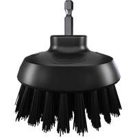 HyDrive Round Drill Brush, Extra Stiff Bristles, 3-1/10" Long, Black Mukwa Safety Services
