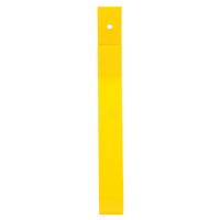 Poteau de garde-corps, Acier, 10-3/4" lo x 24" h, Jaune Mukwa Safety Services