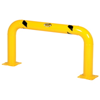 High Profile Machinery Guards, 4' W x 2' H, Yellow Mukwa Safety Services