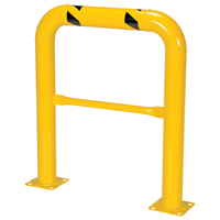 High Profile Machinery Guards, 3' W x 3.5' H, Yellow Mukwa Safety Services
