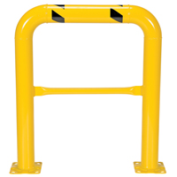 High Profile Machinery Guards, 3' W x 3.5' H, Yellow Mukwa Safety Services