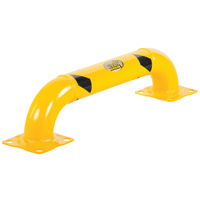 Low Profile Rack Guards, 3' W x 0.75' H, Yellow Mukwa Safety Services