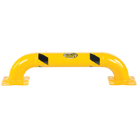 Low Profile Rack Guards, 3' W x 0.75' H, Yellow Mukwa Safety Services