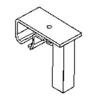 Track Bracket for Floor Support Hardware Mukwa Safety Services