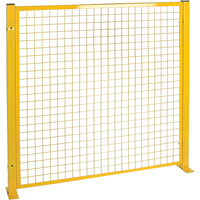 Perimeter Guards, 4.125' H x 2" W, Yellow Mukwa Safety Services