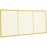 Wire Mesh Partition Components - Panels, 4' H x 8' W Mukwa Safety Services
