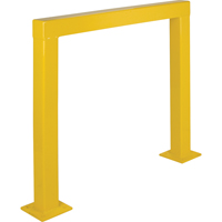 Safety Guards, 4' W x 3.5' H, Yellow Mukwa Safety Services
