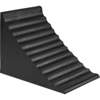 Cale de roue, 9-7/8" x 7-1/8" x 7-1/2", Noir Mukwa Safety Services