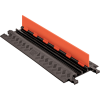 Protecteur de c&acirc;ble &agrave; profil bas Guard Dog, 2 canaux, 36" lo x 11,94" la x 1,25" h Mukwa Safety Services