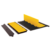 Yellow Jacket&reg; Cable Protector System, 5 Channels, 36" L x 19.75" W x 2" H Mukwa Safety Services