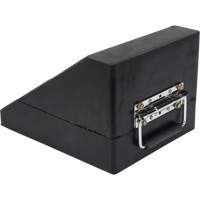 Cale de roue, 10-5/8" x 8-5/8 x 7", Noir Mukwa Safety Services