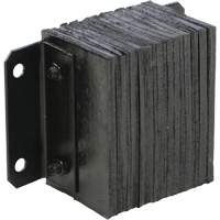 Laminated Dock Bumper, Horizontal, Rubber, 12" W x 6" D x 10" H Mukwa Safety Services