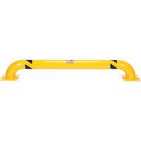 Low Profile Rack Guard, 5.3' W x 0.74' H, Yellow Mukwa Safety Services