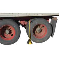 Ergo Handle Wheel Chock, 9-1/4" x 8" x 6", Black Mukwa Safety Services