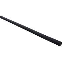 Extruded Rubber Bumper, Rubber, 4-1/8" W x 120" L x 3-7/8" D Mukwa Safety Services