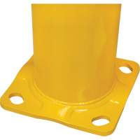 Safety Bollard, Steel, 36" H x 5-1/2" W, Yellow Mukwa Safety Services