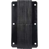 Laminated Dock Bumpers, Vertical, Rubber, 11" W x 4" D x 24" H Mukwa Safety Services