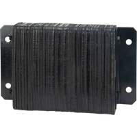 Laminated Dock Bumpers, Horizontal, Rubber, 18" W x 4" D x 12" H Mukwa Safety Services
