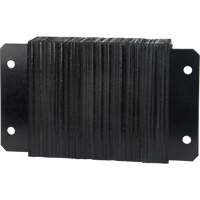 Laminated Dock Bumpers, Horizontal, Rubber, 18" W x 4" D x 12" H Mukwa Safety Services