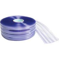 Ribbed Strip Curtain, 164' x 8" x 0.08" Mukwa Safety Services
