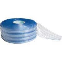 Low-Temperature Ribbed Strip Curtain, 164' x 8" x 0.080" Mukwa Safety Services