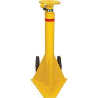 100,000 lbs. Static Capacity Ratchet Trailer Jack, 20 tons Lift Capacity Mukwa Safety Services