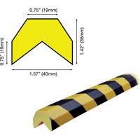 Butoir de protection de coin mod&egrave;le AA 5M Mukwa Safety Services