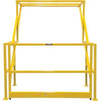 Barri&egrave;re de s&eacute;curit&eacute; pour mezzanine, 70" lo x 77" ha, 78" &eacute;lev&eacute;e, Jaune Mukwa Safety Services
