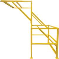 Barri&egrave;re de s&eacute;curit&eacute; pour mezzanine, 70" lo x 77" ha, 78" &eacute;lev&eacute;e, Jaune Mukwa Safety Services