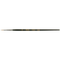 Pinceau d'artiste, Largeur de la brosse de 1/16", Martre rouge, Manche &agrave; Bois Mukwa Safety Services