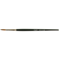 Pinceau d'artiste, Largeur de la brosse de 5/32", Martre rouge, Manche &agrave; Bois Mukwa Safety Services