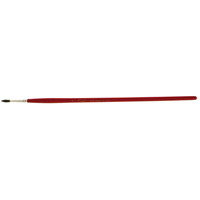Round Marking Paint Brush, 9/64" Brush Width, Camel Hair, Wood Handle Mukwa Safety Services