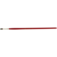 Round Marking Paint Brush, 3/16" Brush Width, Camel Hair, Wood Handle Mukwa Safety Services