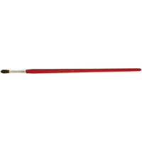 Round Marking Paint Brush, 1/4" Brush Width, Camel Hair, Wood Handle Mukwa Safety Services