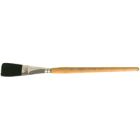 One Stroke Paint Brush, 3/4" Brush Width, Ox Hair, Wood Handle Mukwa Safety Services