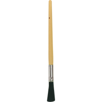 Oval Paint Brush, Bristle, Plastic Handle, 13/32" Width Mukwa Safety Services