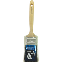 Straight Sash Paint Brush, Bristle, Wood Handle, 2" Width Mukwa Safety Services