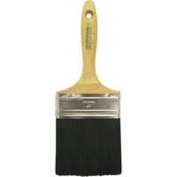 Straight Wall Paint Brush, Bristle, Wood Handle, 4" Width Mukwa Safety Services