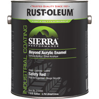 Sierra Performance Beyond Acrylic Enamel, Gallon, Red Mukwa Safety Services