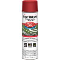 Peinture de lignage pour terrains de sport AF1600, Rouge, Canette a&eacute;rosol Mukwa Safety Services