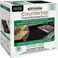 Syst&egrave;me de rev&ecirc;tement mouchet&eacute; pour comptoir Countertop Transformations, 2,37 L, Trousse, Tache noire Mukwa Safety Services