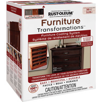 Syst&egrave;me de rev&ecirc;tement de meubles Furniture Transformations, 1,72 L, Trousse, Base &agrave; teinter Mukwa Safety Services