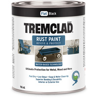 Tremclad&reg; Water-Based Rust Paint, 946 ml, Can, Black Mukwa Safety Services