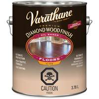 Enduit pour plancher &agrave; fini diamant pour bois Varathane, 3,78 L, Transparent, Brillant Mukwa Safety Services
