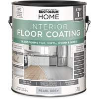 Couche de fond pour syst&egrave;me de rev&ecirc;tement de plancher int&eacute;rieur &agrave; la maison, 3,78 L, &agrave; l'eau, Tr&egrave;s mat, Gris Mukwa Safety Services