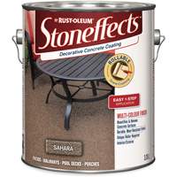 Rev&ecirc;tement de b&eacute;ton d&eacute;coratif Stoneffects, 3,78 L, Textur&eacute;, Beige Mukwa Safety Services