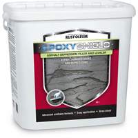 Mat&eacute;riau de remplissage de d&eacute;pression et de nivellement pour asphalte EpoxyShield, Seau, Noir Mukwa Safety Services